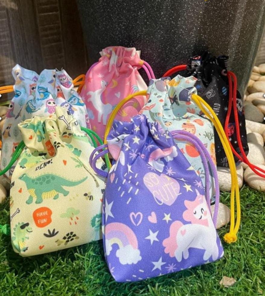 Cartoon print Potli bags