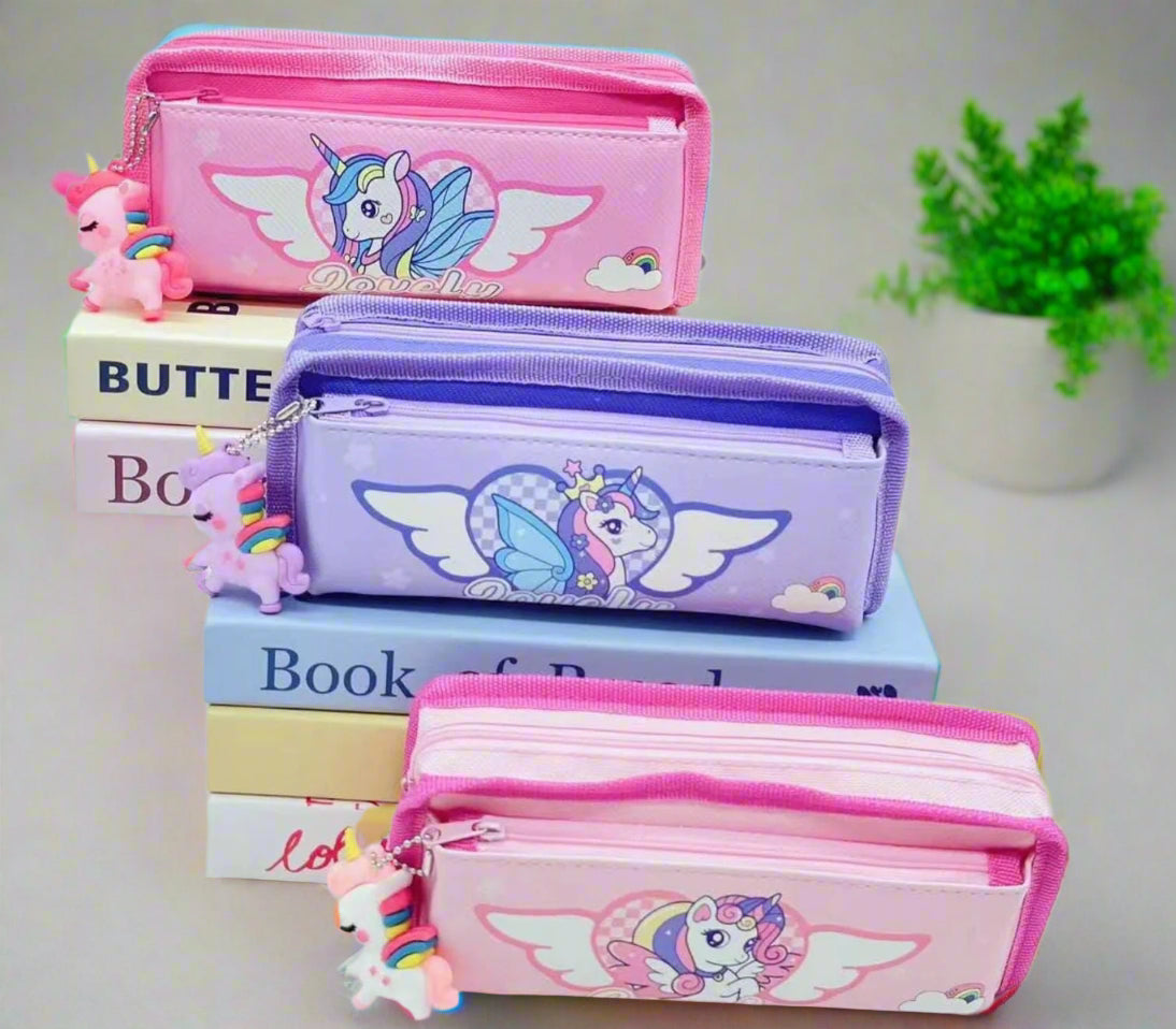 Double Zip Pencil Case