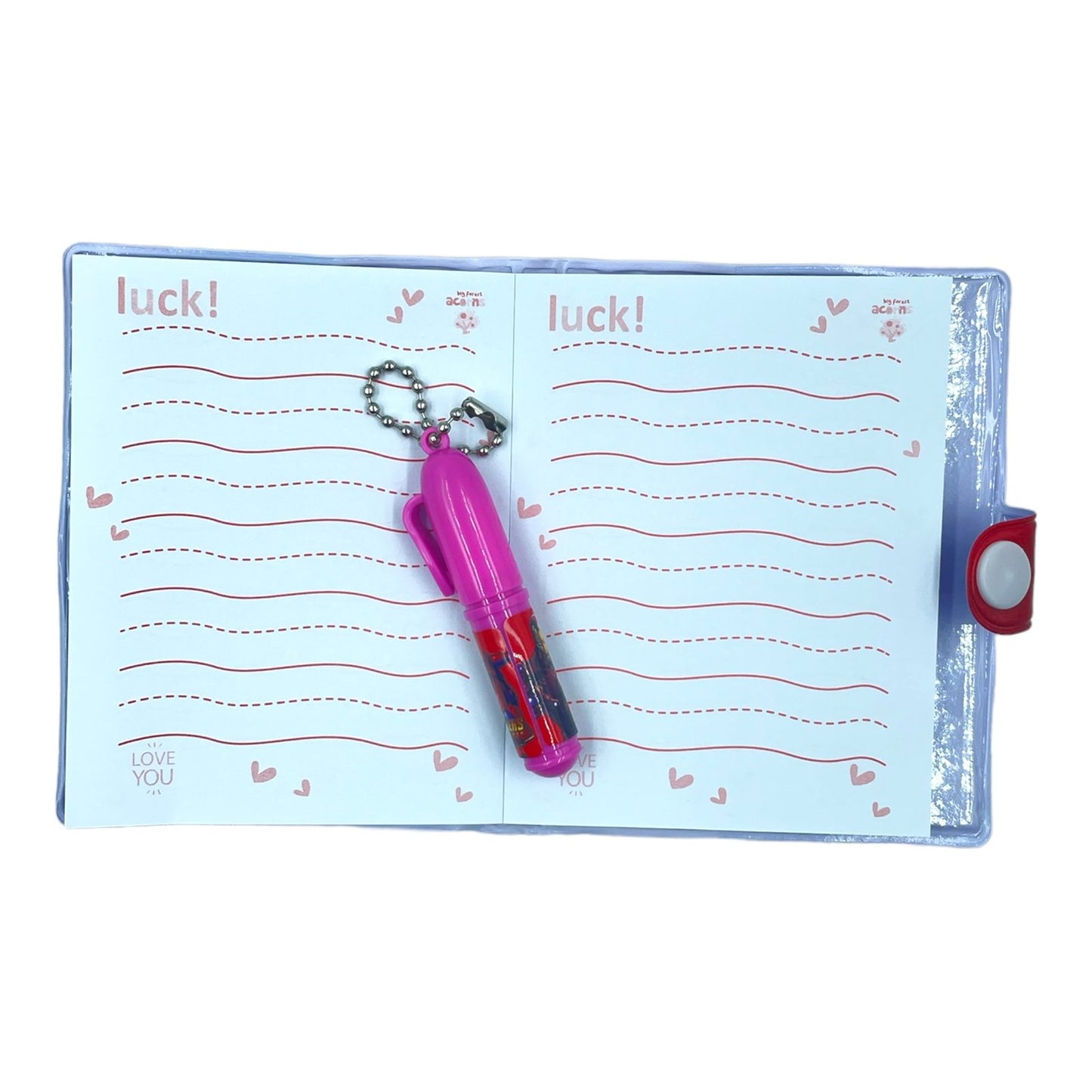 Pocket diary with pen