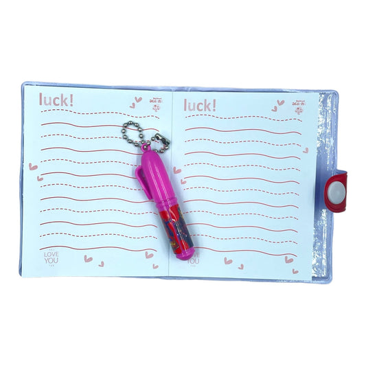 Pocket diary with pen