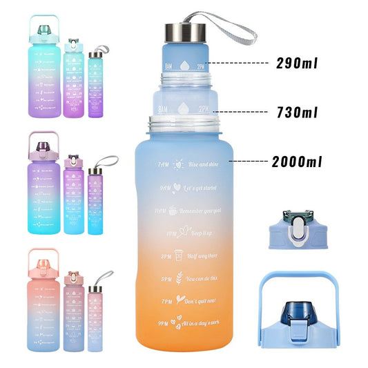 Motivational Water Bottle (Set of 3)