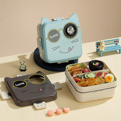 Cat eye Steel Bento Box