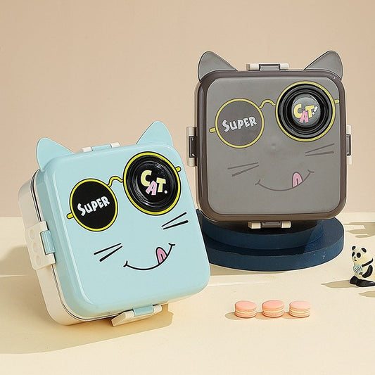 Cat eye Steel Bento Box